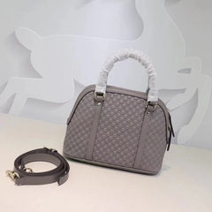 Gucci 449654 Alma Small Signature in Grey