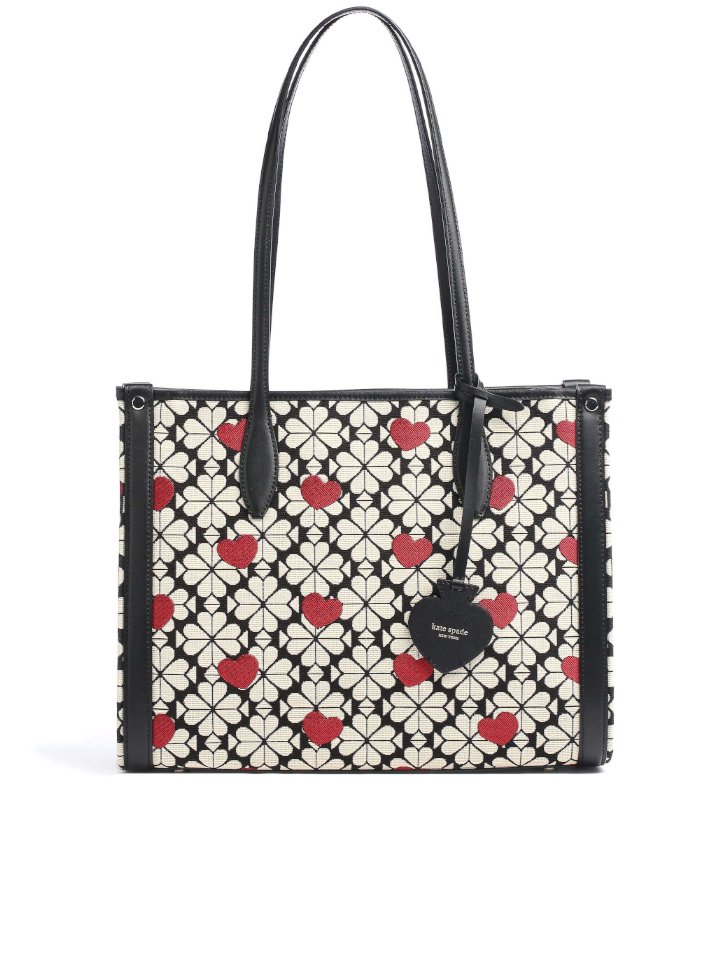 Kate spade black floral 2025 purse