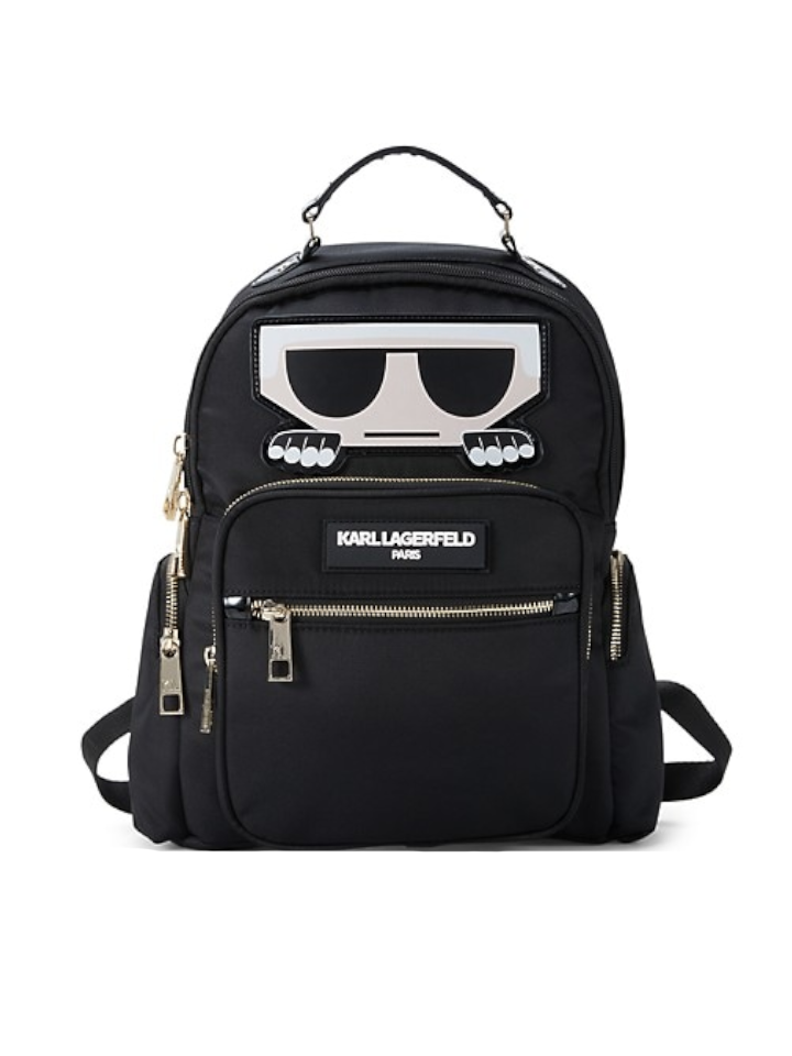 Karl lagerfeld black backpack best sale