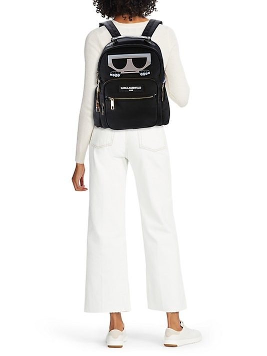 Karl Lagerfield KO680LG1 Travel Backpack Bag Black