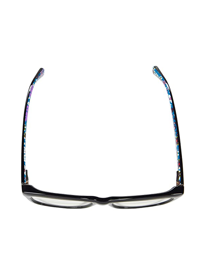 Kate-Spade-Dollie-53MM-Blue-Block-Square-Eyeglasses-Balilene-atas