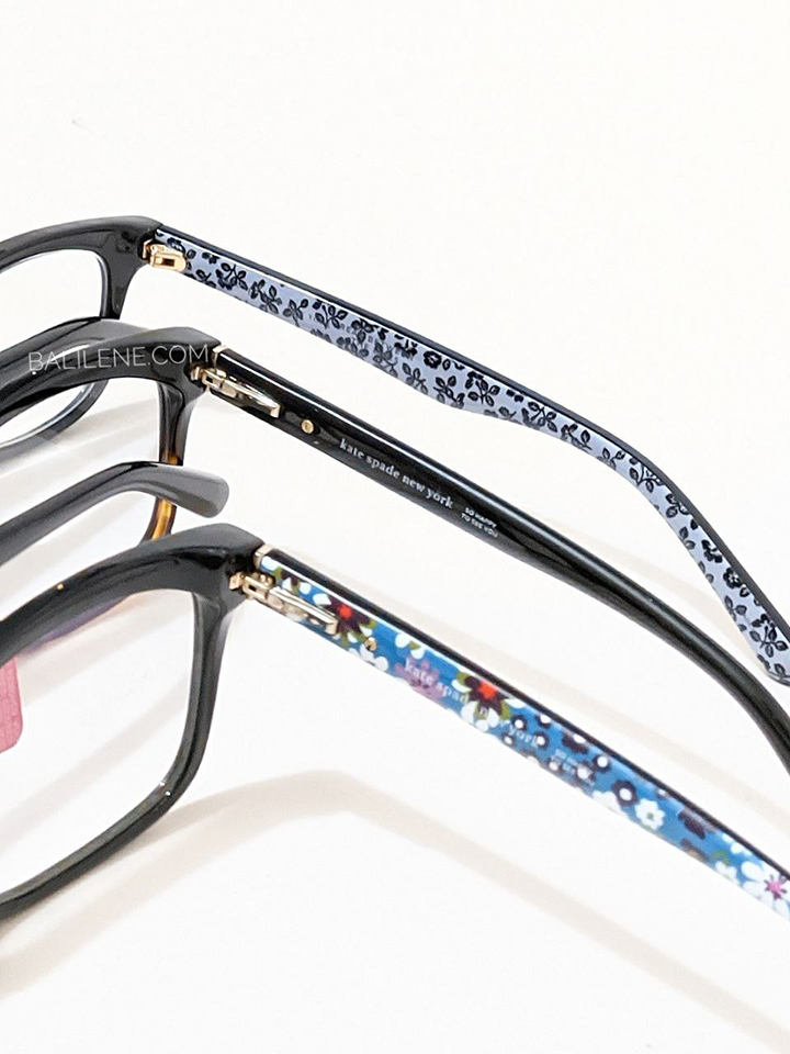 Kate-Spade-Dollie-53MM-Blue-Block-Square-Eyeglasses-Balilene-detail-case