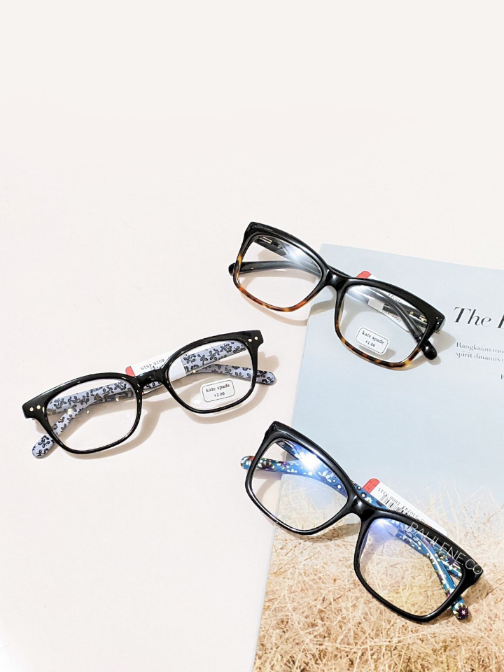 Kate-Spade-Dollie-53MM-Blue-Block-Square-Eyeglasses-Balilene-detail-depan