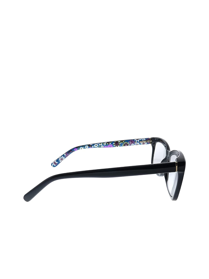 Kate-Spade-Dollie-53MM-Blue-Block-Square-Eyeglasses-Balilene-samping
