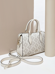 Kate Spade Flower Coated Canvas Casey Medium Satchel Parchment Multi