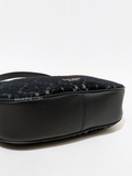 Kate-Spade-Flower-Jacquard-Metallic-Penny-Small-Hobo-Black-Multi-Balilene-detail-bawah