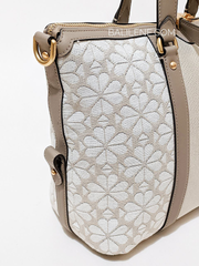 Kate-Spade-Flower-Jacquard-Stripe-Faye-Medium-Satchel-Natural-Multi-Balilene-detail-samping