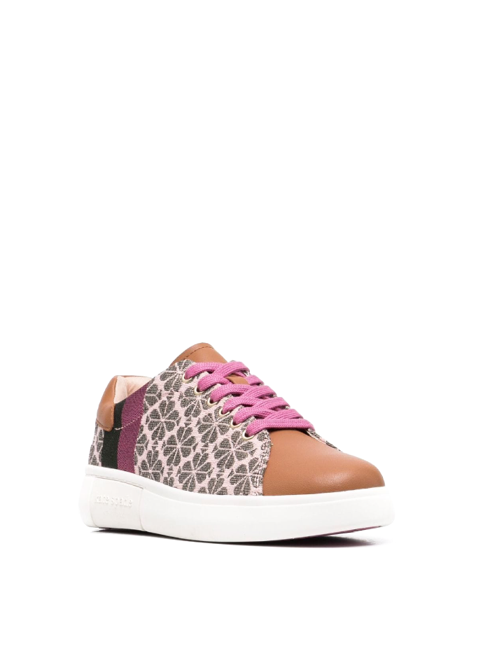 Kate-Spade-K4064-Keswick-Spade-Flower-Jacquard-Sneakers-Light-Pink-Hibiscus-Tea-Balilene-depan