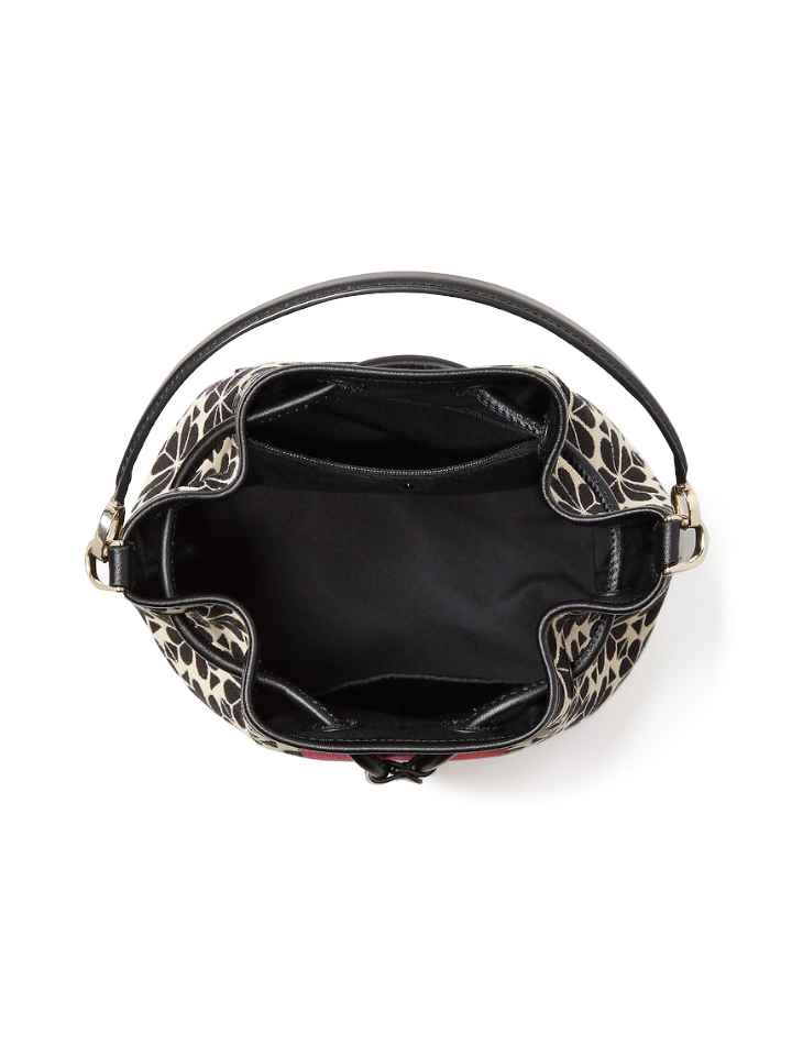 gambar-dalam-Kate-Spade-K4373-Flower-Jacquard-Stripe-Medium-Bucket-Bag-Cream-Multi