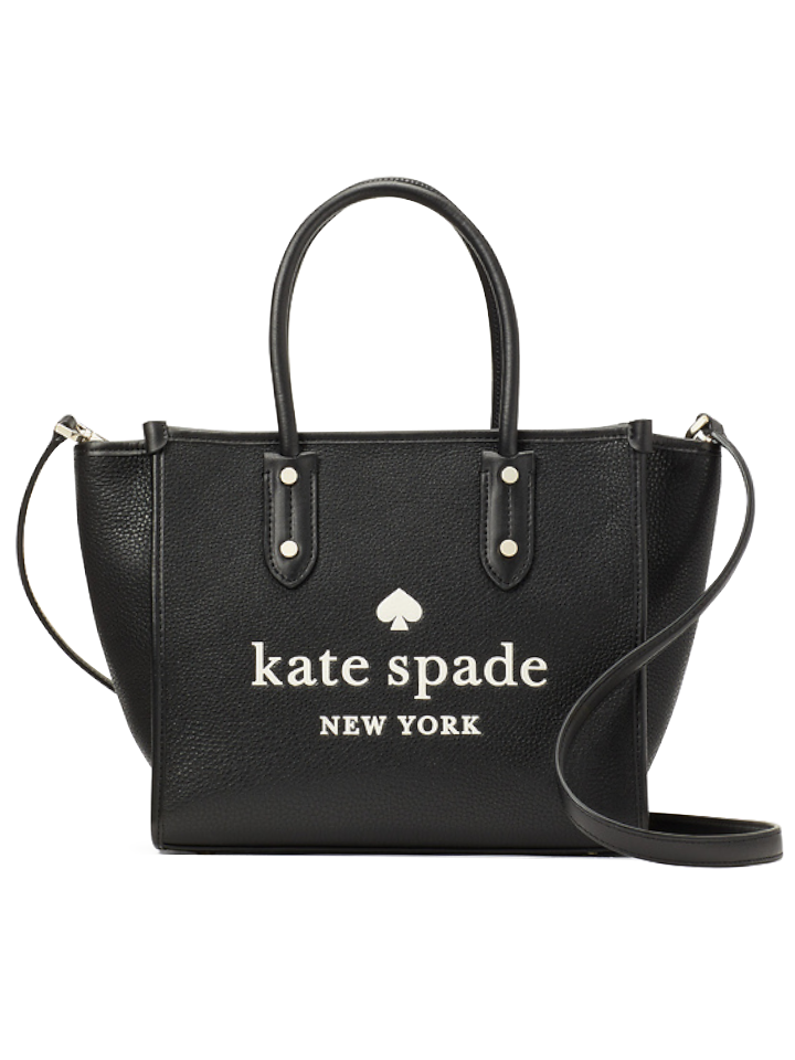 Kate-Spade-K4689-Ella-Small-Tote-Pebbled-Leather-Black-Balilene-depan