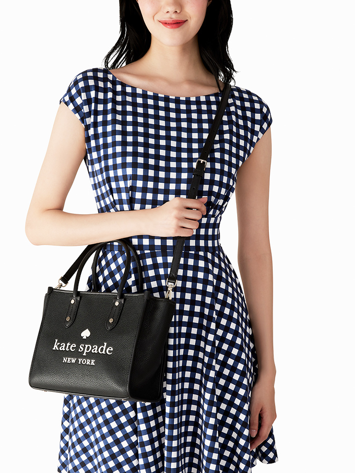Kate Spade K4689 Ella Small Tote Pebbled Leather Black – Balilene
