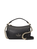 Kate Spade K7335 Smoosh Micro Crossbody Pebbled Leather Black
