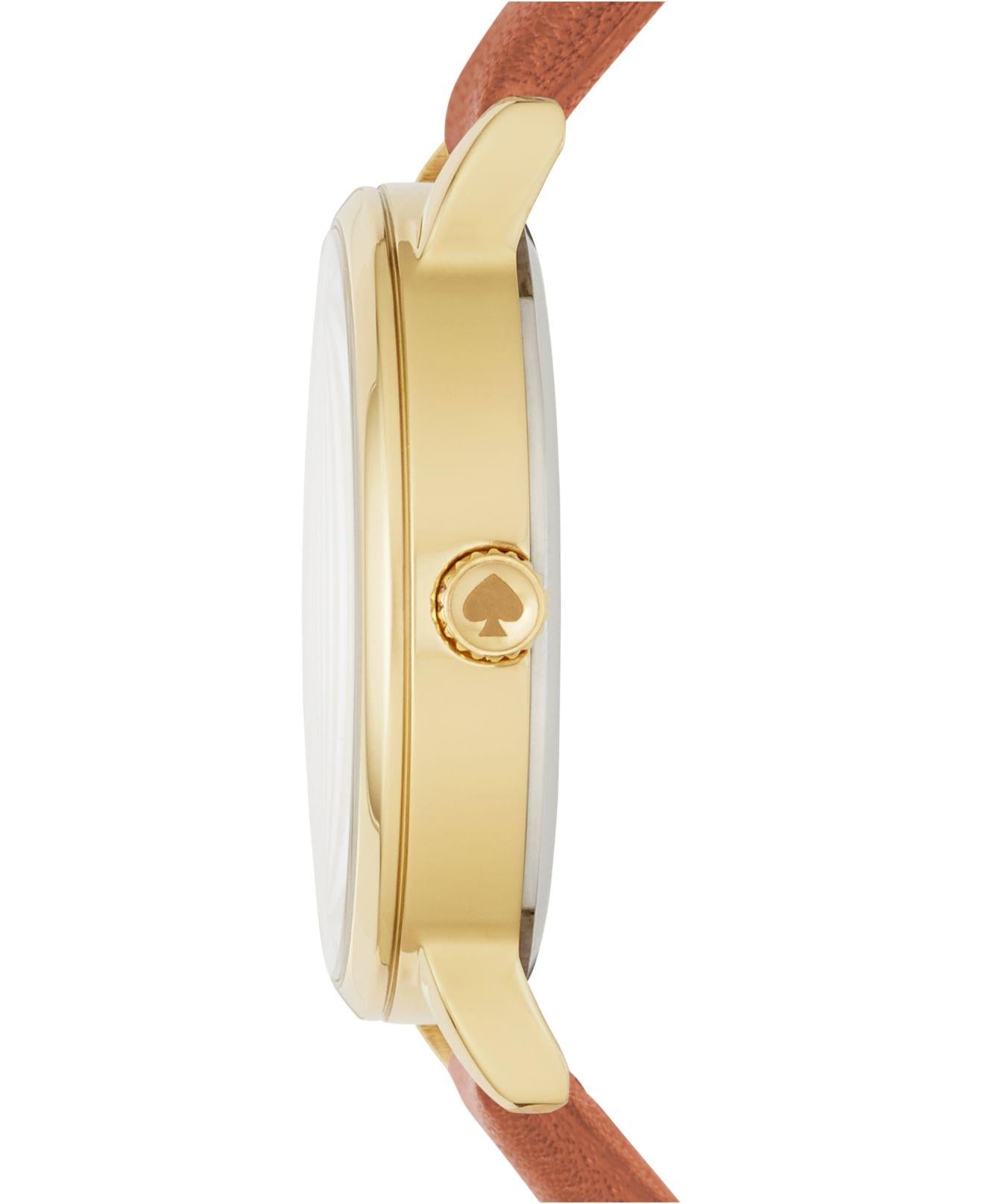 Kate-Spade-KSW1192-Metro-Gold-Tone-Zodiac-Gemini-Brown-Balilene-samping