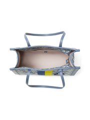 Kate Spade Market Spade Flower Jacquard Medium Tote Morning Sky Multi