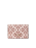 Kate-Spade-PWR00274-Coated-Canvas-Mini-Trifold-Pink-Multi-Balilene-depan
