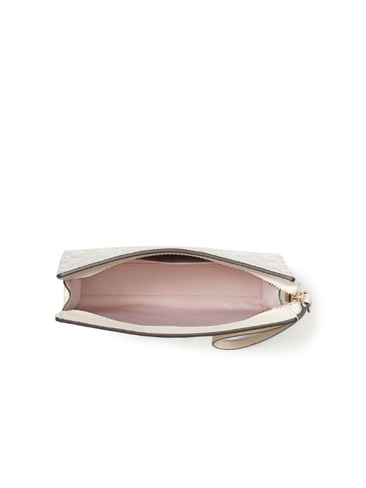 Kate-Spade-PWR00330-Flower-Coated-Canvas-Wristlet-Parchment-Balilene-dalam