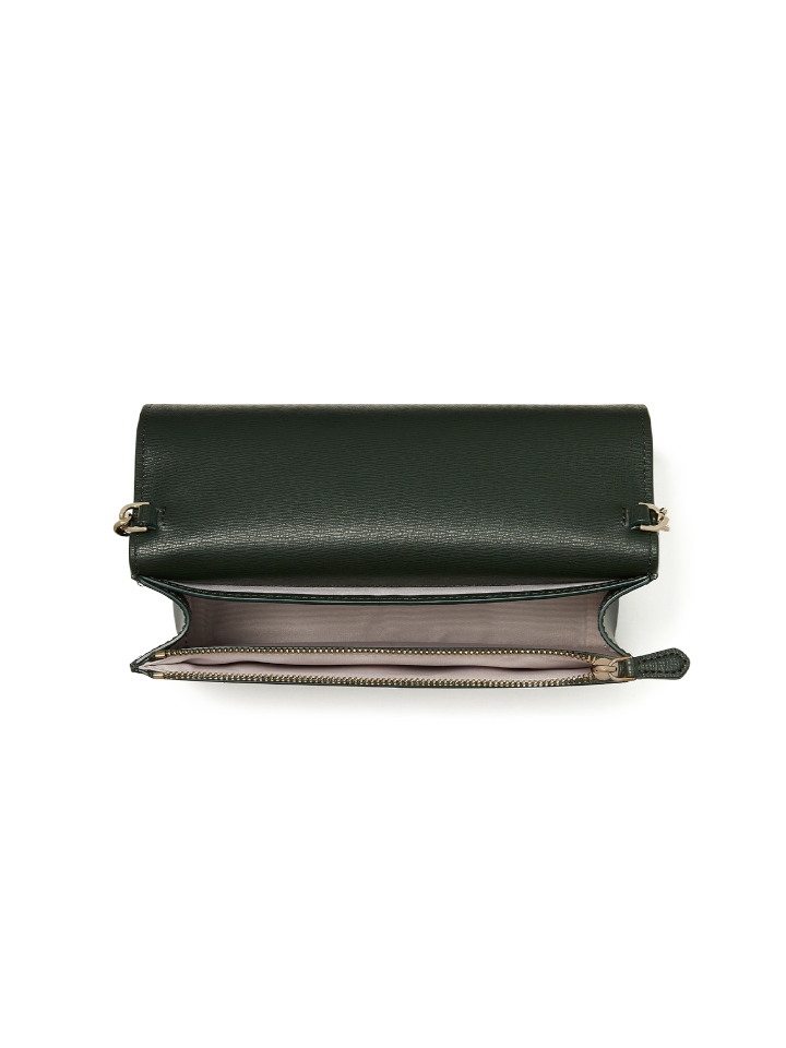 Kate-Spade-PWR00447-Flower-Jacquard-Stripe-Chain-Wallet-Green-Multi-Balilene-dalam