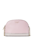 Kate-Spade-PWRU7850-Spencer-Small-Dome-Crossbody-Tutu-Pink-Crisp-Linen-Balilene-depan