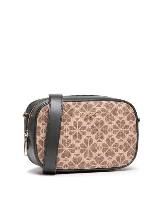     Kate-Spade-PXR00075-Infinite-Spade-Flower-Coated-Canvas-Medium-Camera-Bag-Natural-Multi-Balilene-depan1