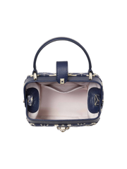 Kate Spade PXR00442 Remedy Spade Flower Jacquard Small Top Handle Blue Multi