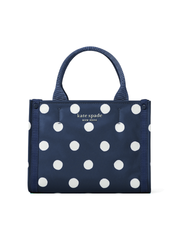 Kate-Spade-PXR00462-The-Little-Better-Sam-Sunshine-Dot-Mini-Tote-Rich-Navy-Multi-Balilene-depan