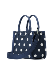 Kate-Spade-PXR00462-The-Little-Better-Sam-Sunshine-Dot-Mini-Tote-Rich-Navy-Multi-Balilene-samping