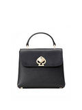 Kate-Spade-PXRUA629-Romy-Leather-Mini-Top-Handle-Satchel-Black-Balilene-depan