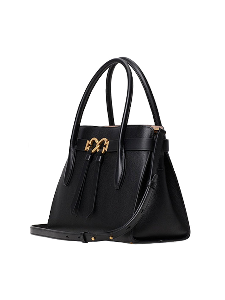    Kate-Spade-PXRUB030-Toujours-Medium-Satchel-Black-Balilene-samping