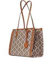 Kate Spade PXRUB269 Flower Jacquard Market Medium Tote Pink Multi
