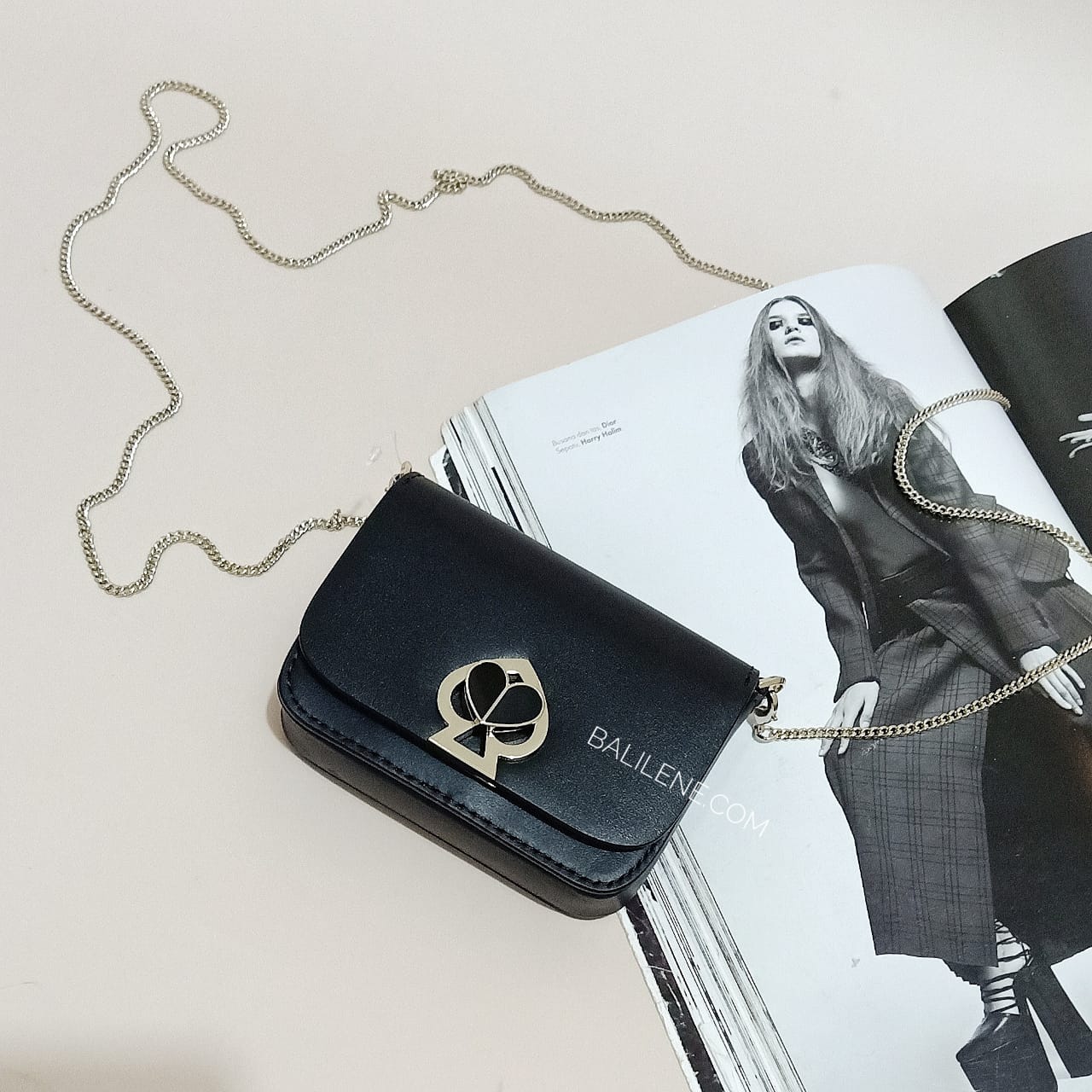 Kate Spade Pxr00033 Nicola Twislock Crossbody Micro Black