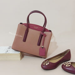 Kate Spade PXRUA161 Margaux Medium Satchel Tinted Rose