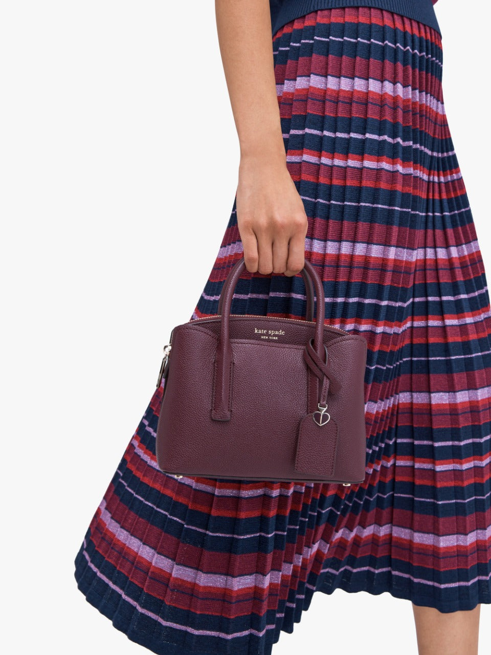 Kate Spade Pxrua540 Mini Margaux Satchel Deppcherry