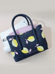       Kate-Spade-Pxrub328-Margaux-Mini-Satchel-Lemons-Blue-Multi-Balilene-detail