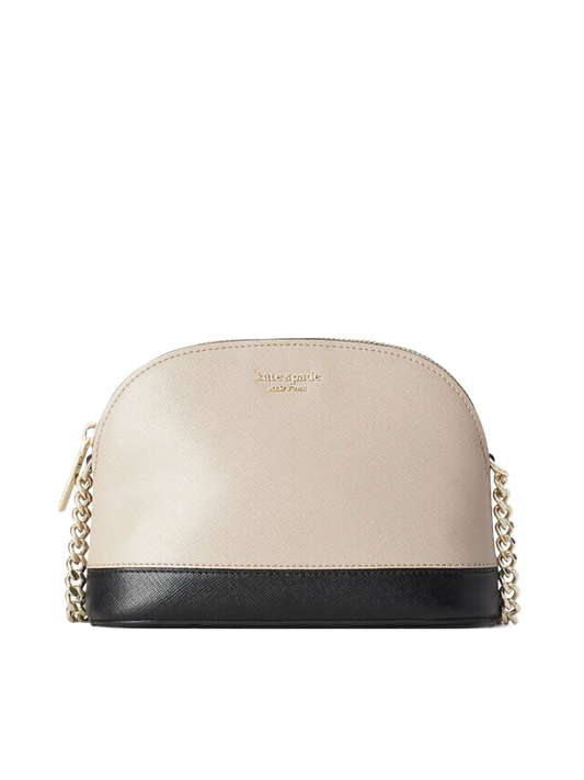Kate Spade Spencer Small Dome Crossbody Warm Beige/Black