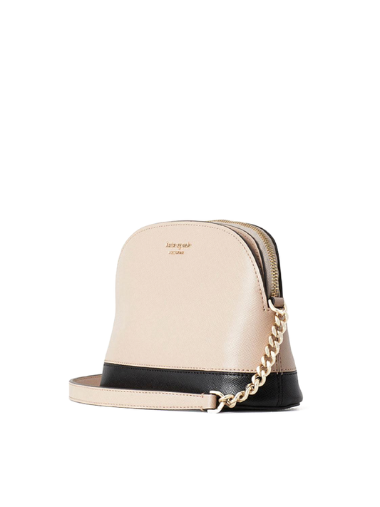 Kate Spade Spencer Small Dome Crossbody Warm Beige/Black