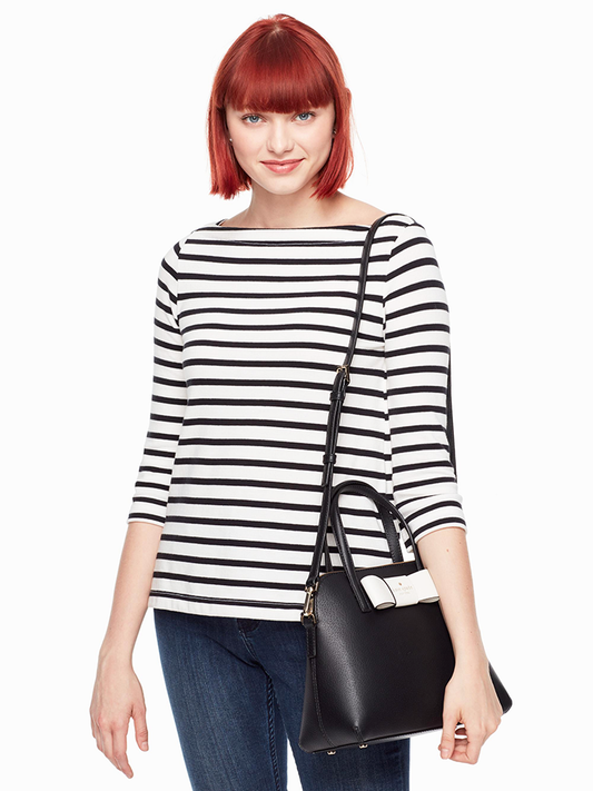 Kate Spade WKRU4027 Matthews Street Maise Satchel Crossbody Bag Black
