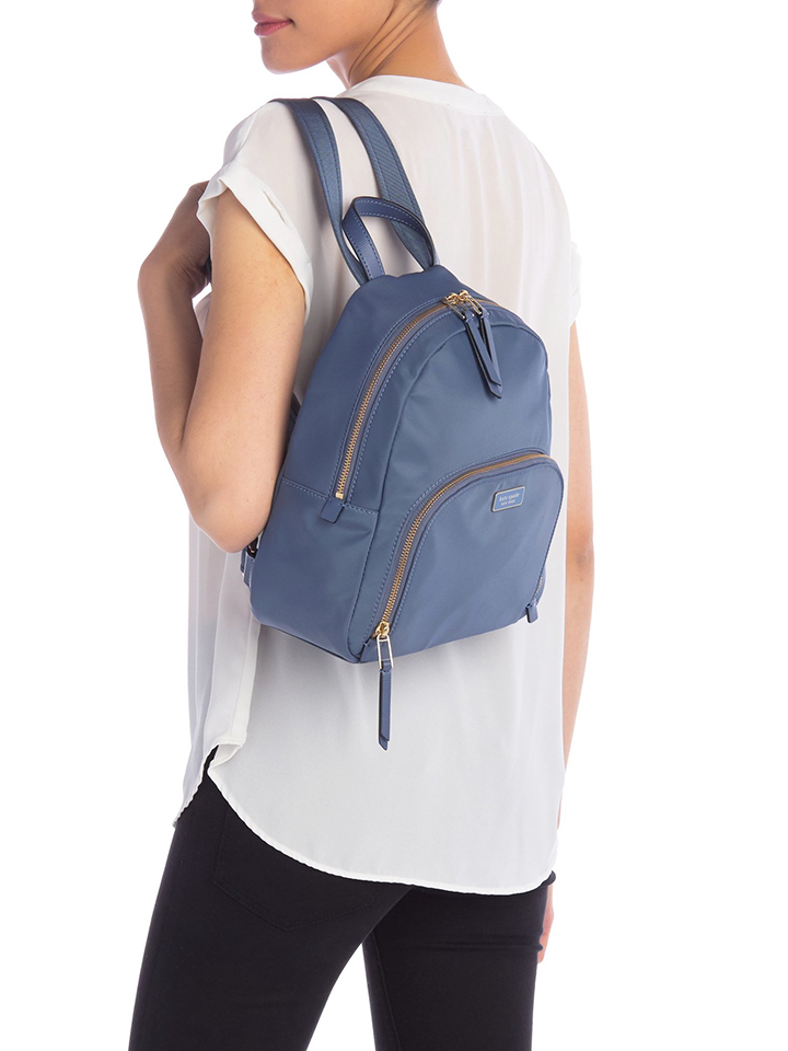 Kate-Spade-WKRU5913-Dawn-Medium-Backpack-Bag-Concell-Blue-Balilene-onmodel