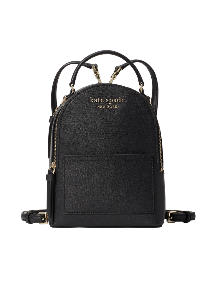 Kate-Spade-WKRU5984-Cameron-Mini-Convertible-Backpack-Bag-Black-Balilene-depan