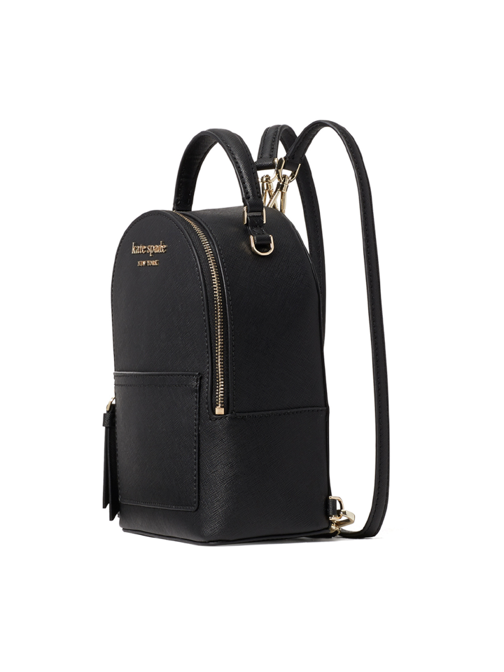 Kate Spade WKRU5984 Cameron Mini Convertible Backpack Bag Black