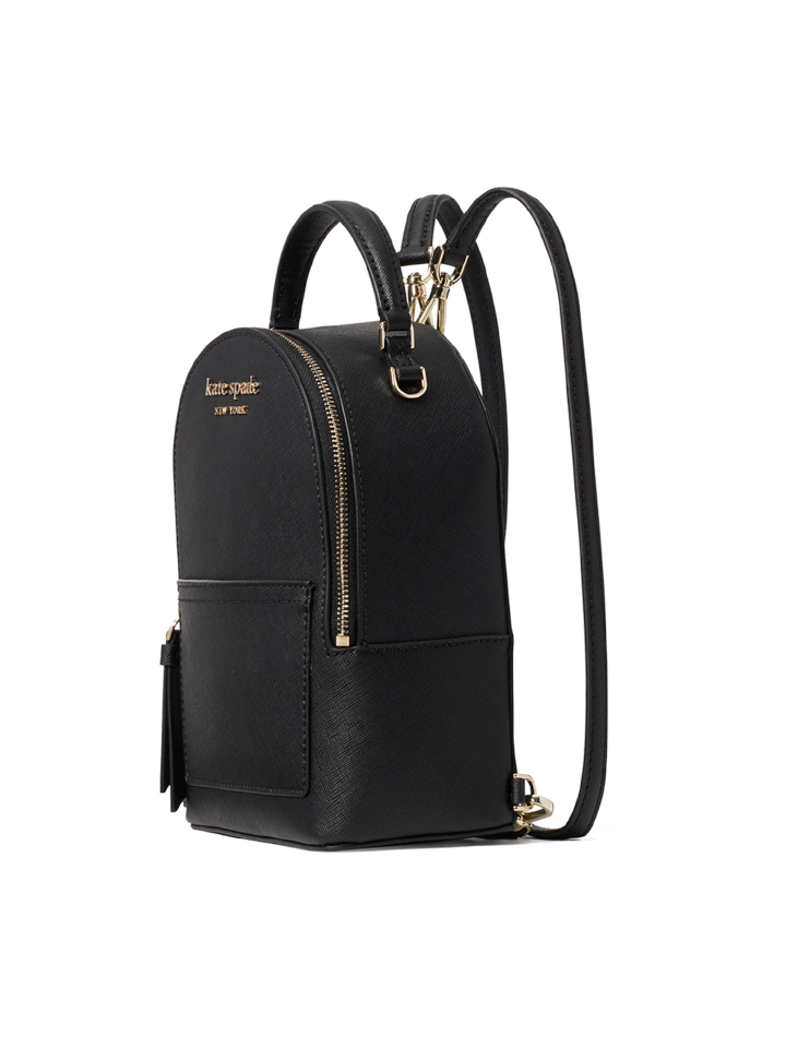 Kate-Spade-WKRU5984-Cameron-Mini-Convertible-Backpack-Bag-Black-Balilene-samping