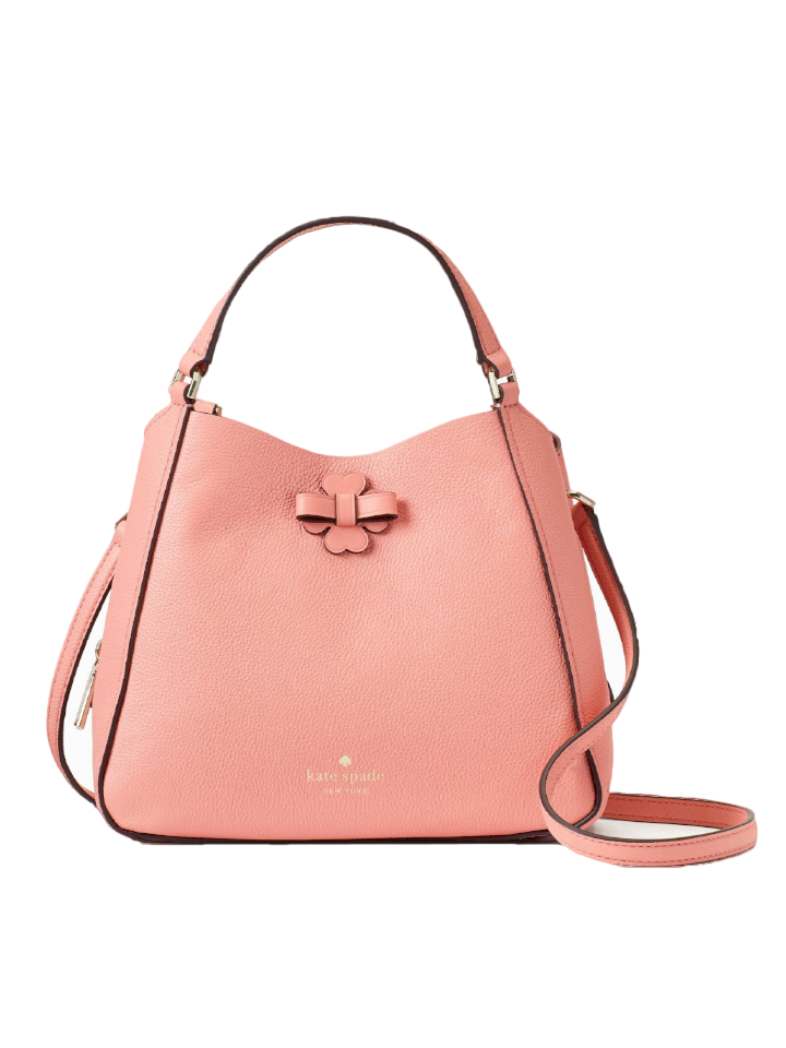 Kate Spade WKRU6342 Talia Small Triple Compartment Satchel Bag Peachy Rose