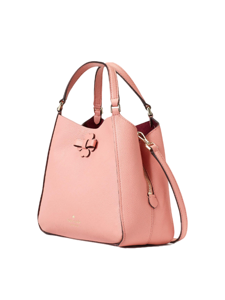 Kate Spade WKRU6342 Talia Small Triple Compartment Satchel Bag Peachy Rose