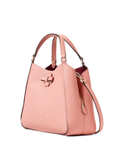 Kate Spade WKRU6342 Talia Small Triple Compartment Satchel Bag Peachy Rose