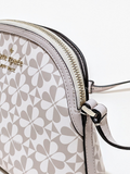 Kate-Spade-WKRU6592-Hollie-Spade-Clover-Geo-Dome-Crossbody-Pink-Multi-Balilene-detail-samping
