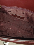 Kate Spade WKRU7076 Natalia Medium Flap Shoulder Bag Cherrywood