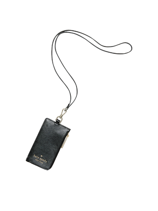 Kate-Spade-WLR00139-Staci-Card-Case-Lanyard-Black-Balilene-depan1