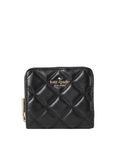 Kate Spade WLR00646 Natalia Small Zip-Around Wallet Black