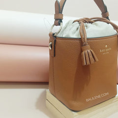 Kate Spade Wkru5773 Hayes Street Pippa Top Handle Bucket Brown