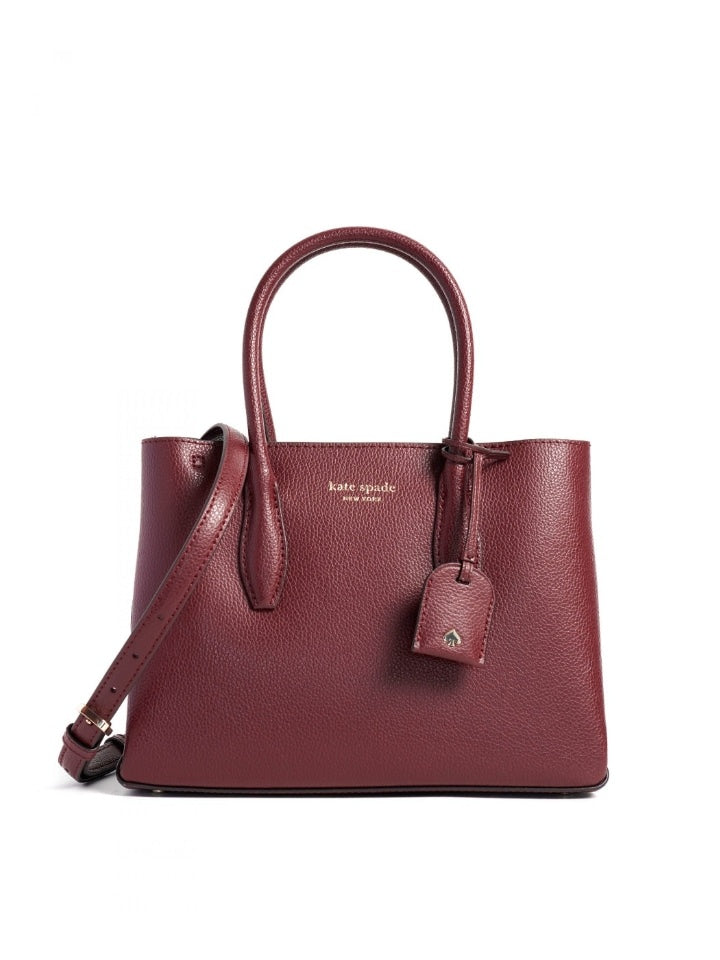 Kate Spade WKRU6114 Eva Small Top Zip Satchel Cherrywood