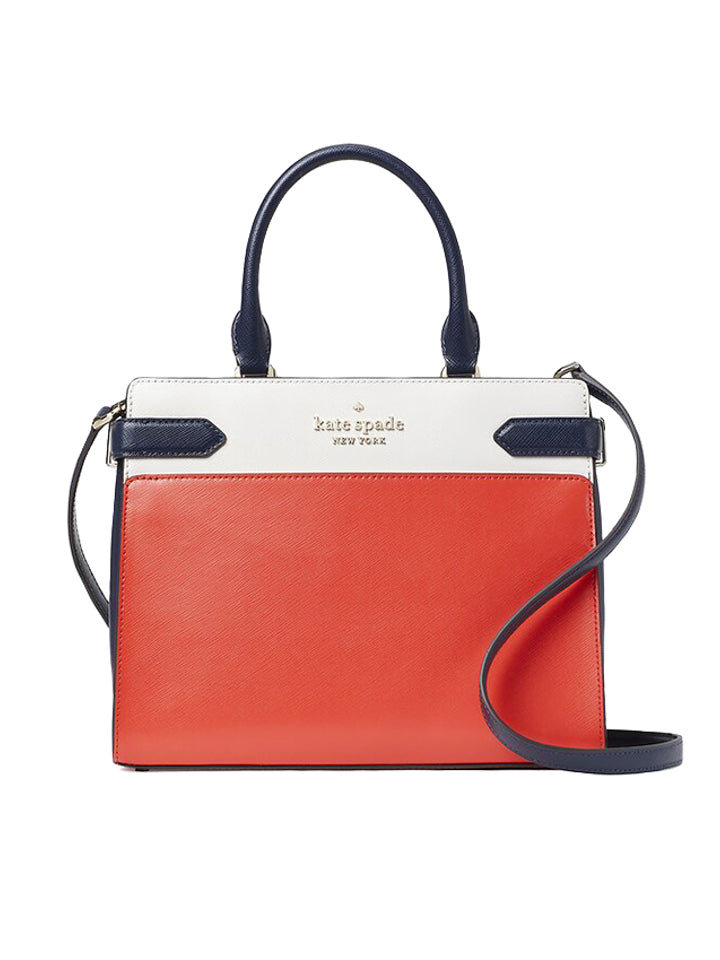 Kate Spade Wkru6952 Staci Colorblock Medium Satchel – Balilene